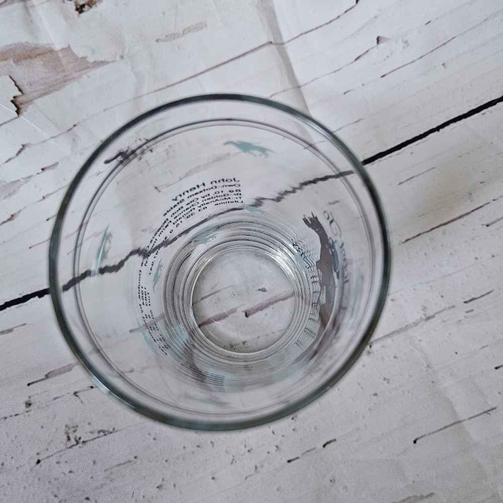 Vintage John Henry Racing Horse Souvenir Glass Cup - Picture 5 of 8